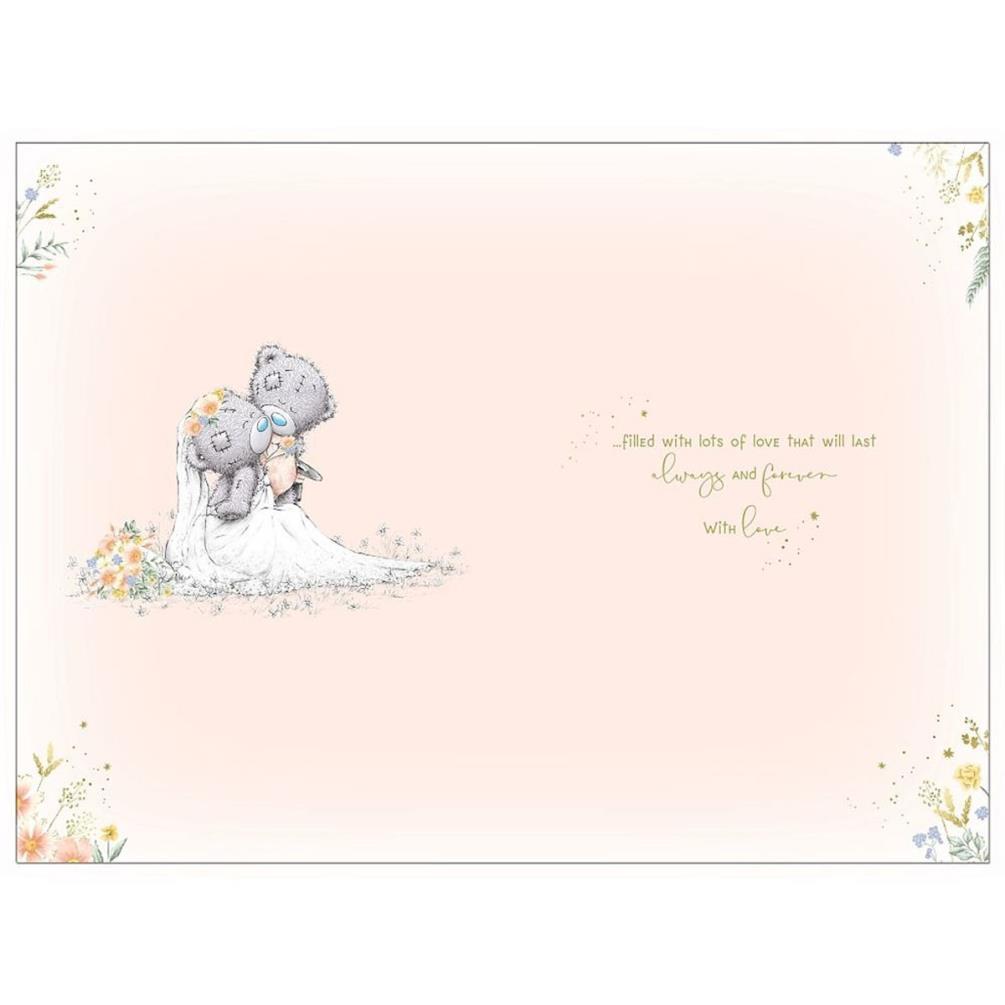 Happy Couple Me to You Bear Wedding Day Card Extra Image 1